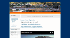 Desktop Screenshot of campemeraldbay.org